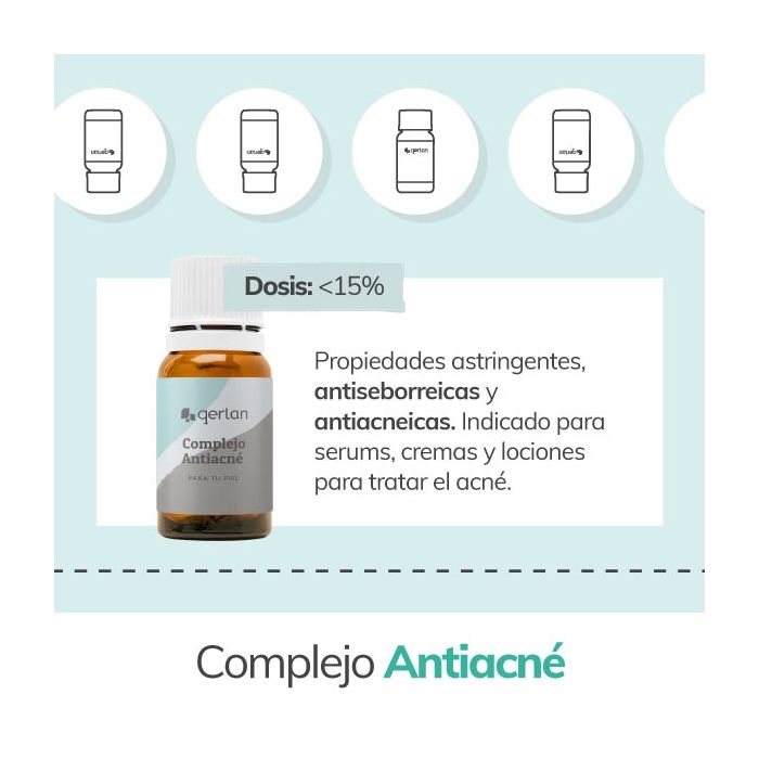 Complejo Antiacné para bases cosméticas Jabonarium - Cosmética Natural