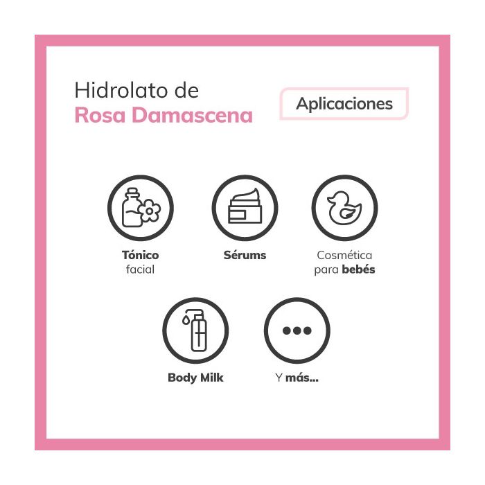 Hidrolato de Rosa Damascena Jabonarium - Hidrolato Cosmética Natural