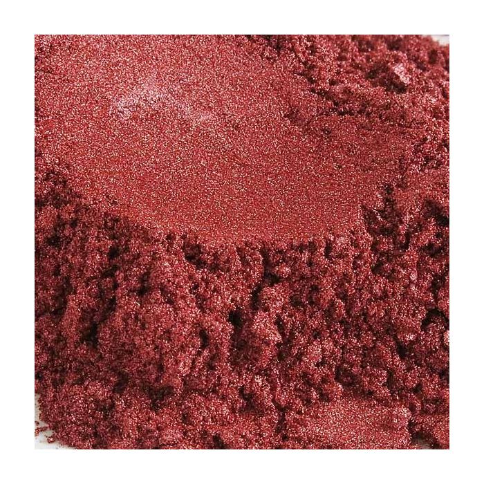 Mica Rojo Satin Perlada Jabonarium - Mica Cosmética Natural