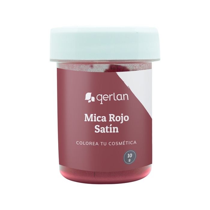 Mica Rojo Satin Perlada Jabonarium - Mica Cosmética Natural