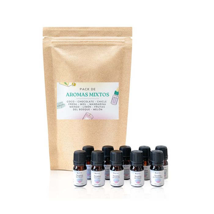 Pack Aromas Mixtos para Cosmética Natural Casera y Jabones - Jabonarium