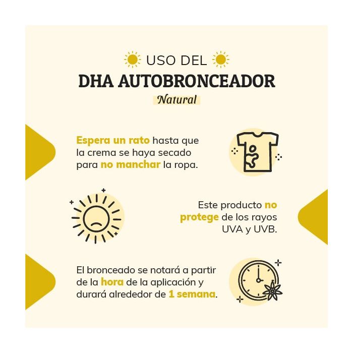 Autobronceador Natural DHA Jabonarium - Principio Activo Cosmética Natural