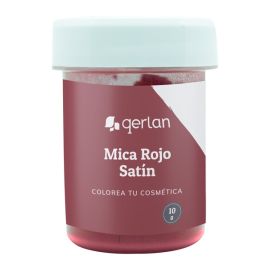 Mica Rojo Satin Perlada Jabonarium - Mica Cosmética Natural