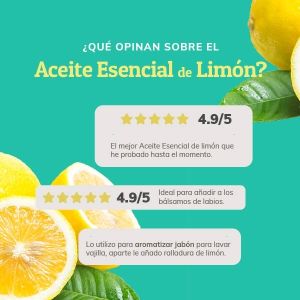 Aceite Esencial de Limón Jabonarium - Aceite Cosmética Natural