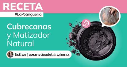 Cómo hacer Cubrecanas Natural o Matizador de Canas y Coronilla con Arrurruz