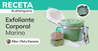 Cómo hacer Exfoliante Corporal Marino casero con Aceite de Algas Marinas y Espirulina