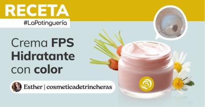Cómo hacer Crema Hidratante FPS con color de Extracto de Zanahoria y Aceite de Sésamo